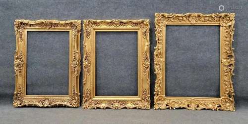 3 Gilt Frames