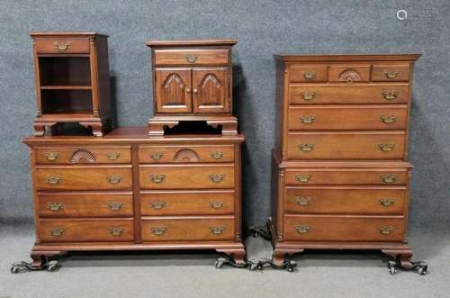 Kling 4 Piece Mahogany Bedroom Set