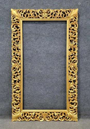 Large Carved Gilt Frame