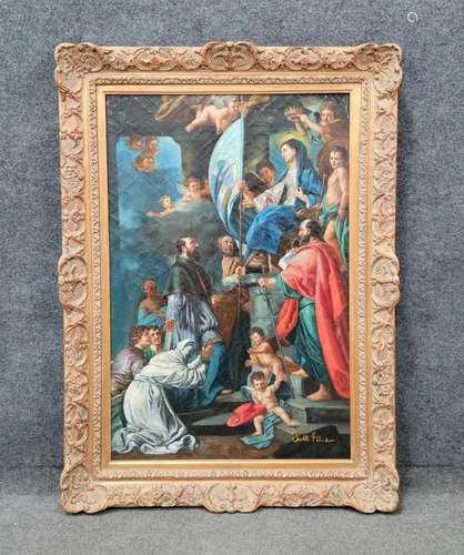 Large Religious Painting