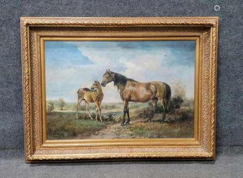 Large Horse Painting (Signature Bottom Right)