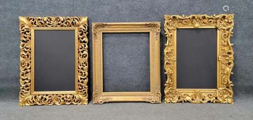 3 Gilt Frames