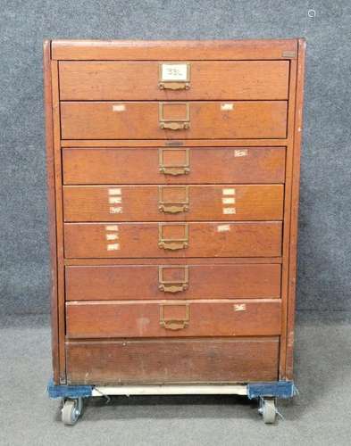 Oak Filing Cabinet