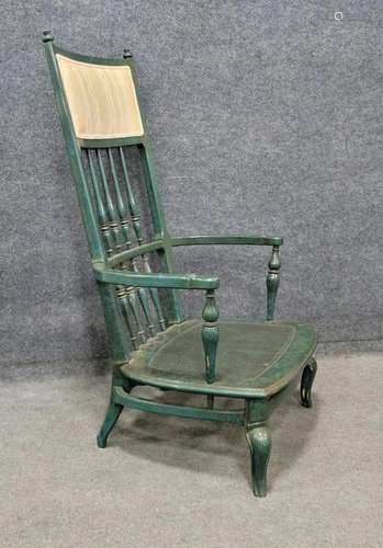 Green Jacobean Chair