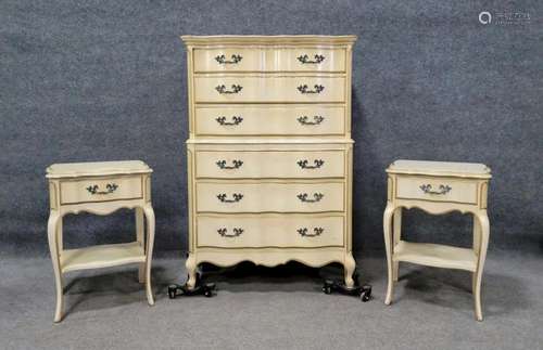 3 Piece French Provincial Bedroom Set