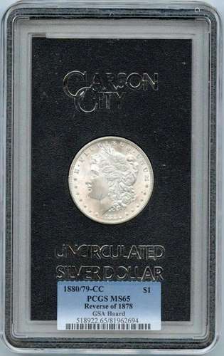 1880/79-CC TOP-100 Morgan Dollar VAM-4 REV OF 78 GSA S$1 PCG...