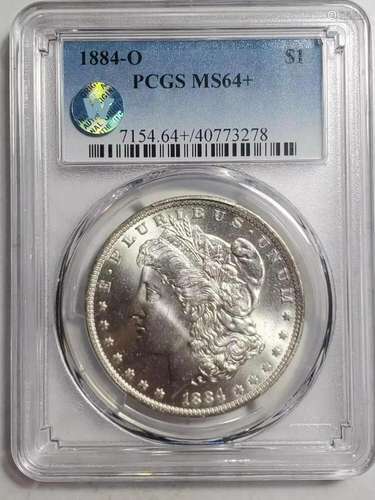 1884 O Morgan Dollar PCGS MS-64+ Sight White