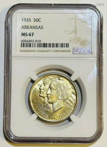 1935 P NGC MS-67 ARKANSAS