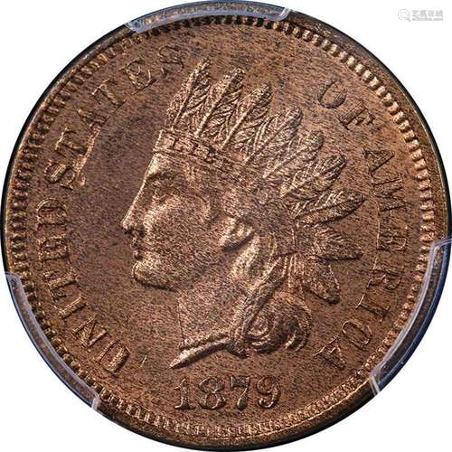 1879 Indian Cent Proof PCGS PR65 RB