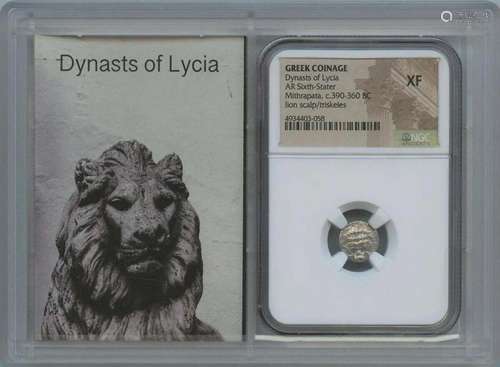 Dynasts of Lycia c390-360 Mithrapata AR Sixth Stater Greek N...