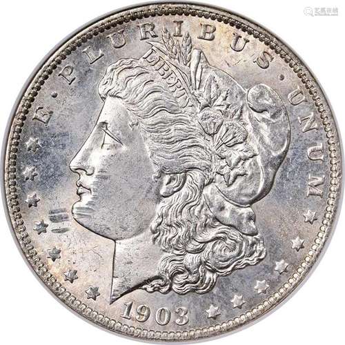 1903-O Morgan Silver Dollar ANACS MS61 Fantastic Luster Nice...