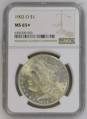 1902 O Morgan Dollar NGC MS-65+