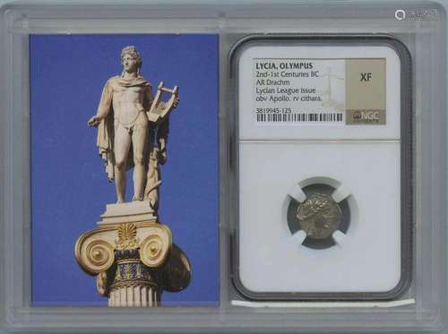 2nd-1st Centuries BC LYCIA OLYMPUS AR Drachm NGC XF40 Story ...