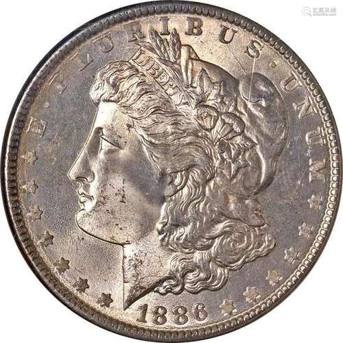 1886-P Morgan Silver Dollar NGC MS65 Superb Eye Appeal Stron...