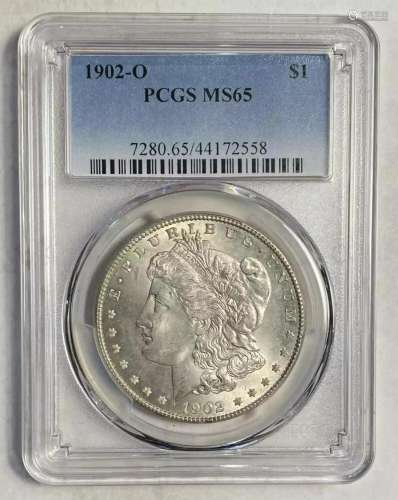 1902 O Morgan Dollar PCGS MS-65