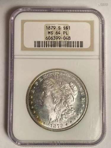1879 S Morgan Dollar NGC MS-64 PL