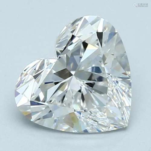 Loose Diamond - HEART 2.37 CT VVS2 EX E