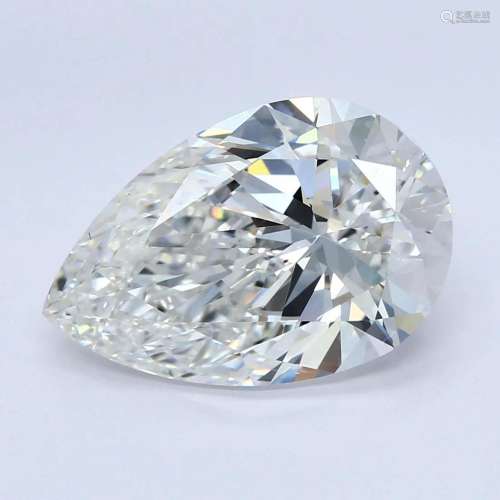 Loose Diamond - PEAR 6.02 CT SI1 EX F