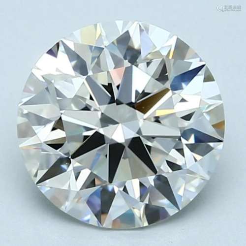 Loose Diamond - Round 3.02 CT VVS2 EX G