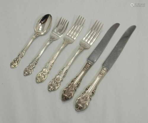 Sir Christopher Sterling Silver 6 Piece Place Setting - No M...