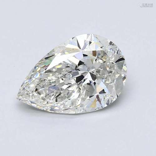 Loose Diamond - PEAR 3.52 CT SI2 EX I