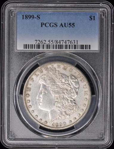 1899-S $1 Morgan Dollar PCGS AU55