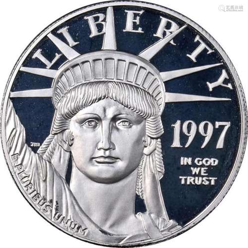 1997-W Platinum American Eagle $100 Proof Bullion Coin - OGP...