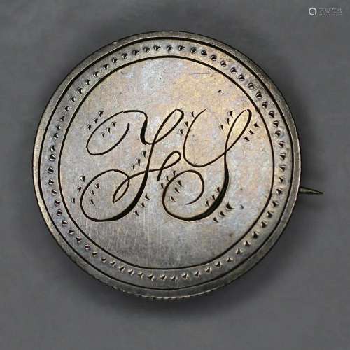 SEATED QUARTER LOVE TOKEN PIN-BACK JEWELRY TL (8989)