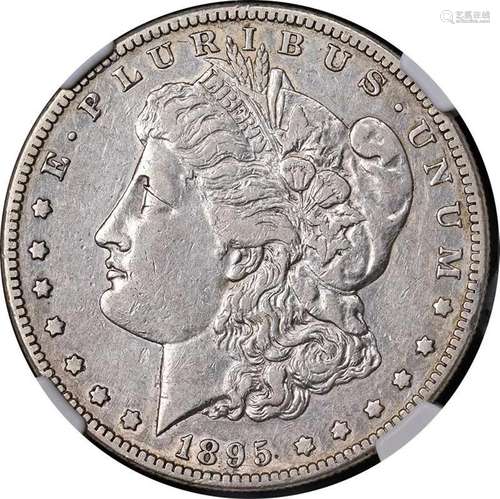 1895-S Morgan Silver Dollar NGC VF35 Key Date Superb Eye App...