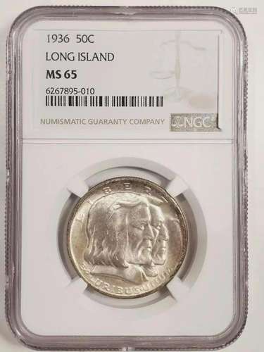 1936 P NGC MS-65 LONG ISLAND