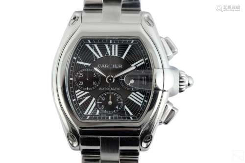 Cartier Roadster Stainless Steel Chronograph Watch