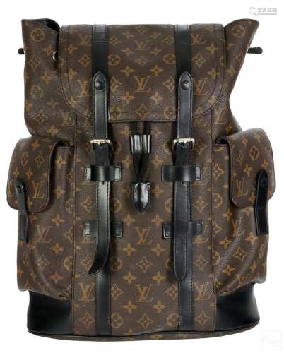 Louis Vuitton Christopher Macassar PM Backpack Bag