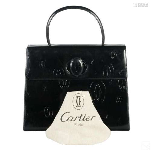 Cartier Paris Happy Birthday Leather Handbag Purse