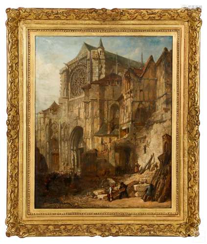 John Gendall 1790-1865 English Cathedral Painting