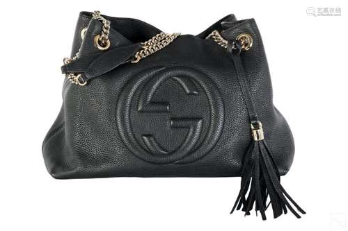 Gucci Italian Designer Soho Leather Shoulder Bag