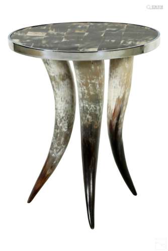 Pacific Compagnie French Horned Legs Accent Table