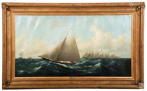 Albertus van Beest 1820-1860 Seascape Oil Painting