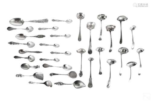 Sterling Silver Miniature Spoons & Ladles LOT 646g