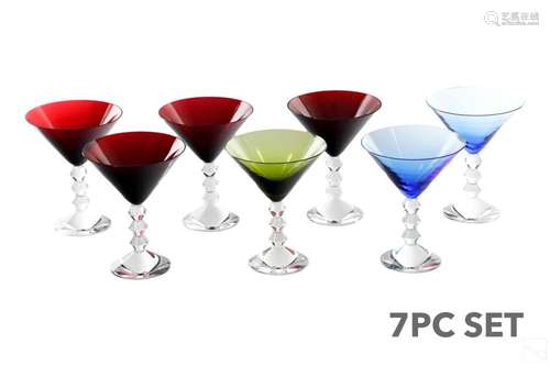 Baccarat French Crystal Vega Martini Glasses SET