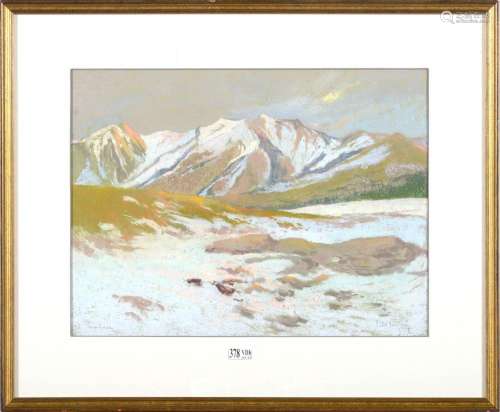 Pastels DE SAEGHER Rodolphe (1871 - 1941)
