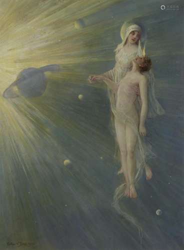 ARTHUR DIEHL (1870-1929) Untitled (Cosmic Salvation)1920oil ...