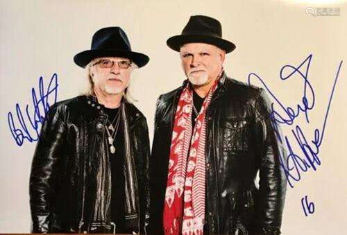 BRAD WHITFORD / DEREK ST. HOLMES signed 12x18 photo