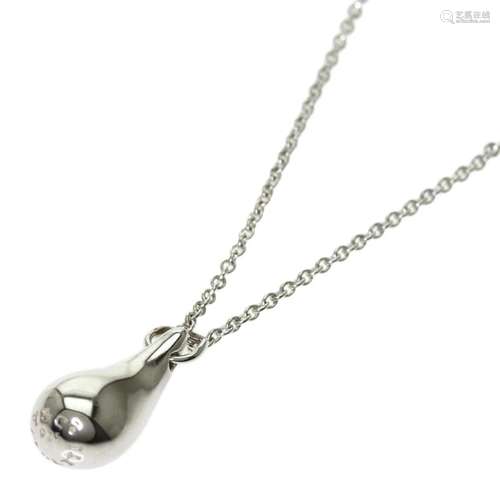 Tiffany teardrop necklace silver ladies TIFFANY&Co.