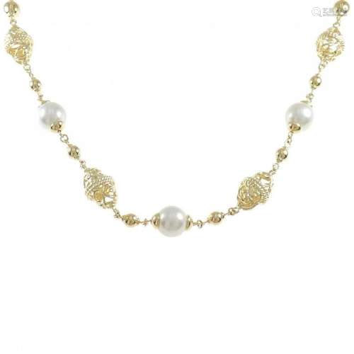 MIKIMOTO Akoya Pearl Necklace