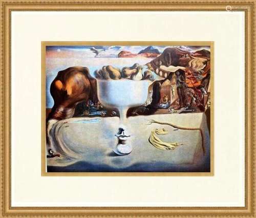 Salvador Dali Apparition of Face and Fruit Dish Museum Print...