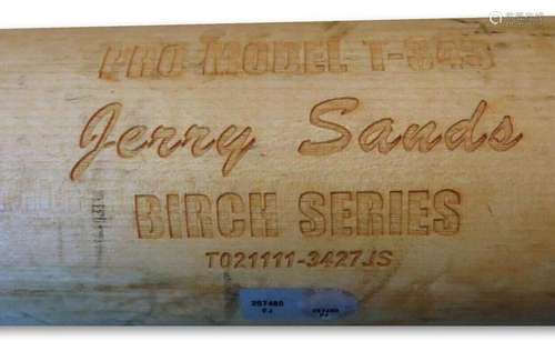 Jerry Sands Game Used Trinity Bat Broken Dodgers 06/05/2011 ...