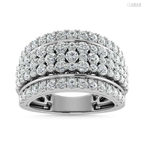 Diamond 2 Ct.Tw. Fashion Ring in 14K White Gold
