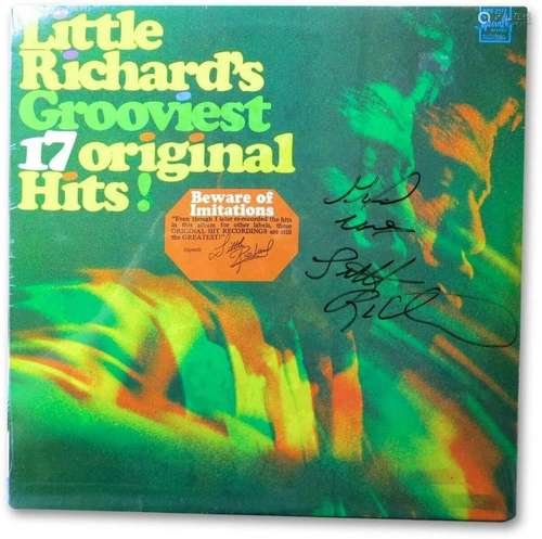 Little Richard Signed Autographed Record Album Cover Groovie...