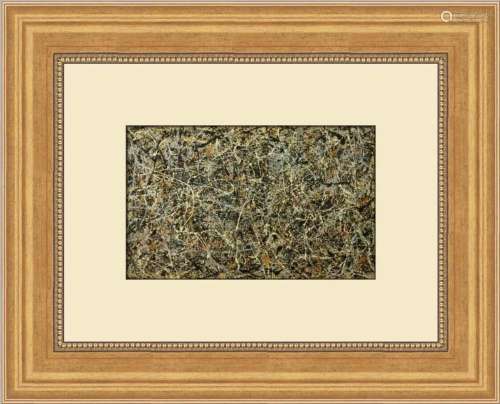 Jackson Pollock No. 1 Custom Framed Print