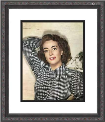 Joan Crawford III Color Print Newly Custom Framed